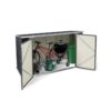 Abri de Jardin Verrouillable en Acier Gris Anthracite Neuf