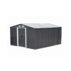 Abri de Jardin en Acier Galvanisé Gris Neuf | 12,5 m²