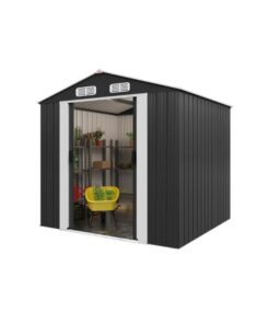 Abri de Jardin en Métal Gris Neuf | 5 m²
